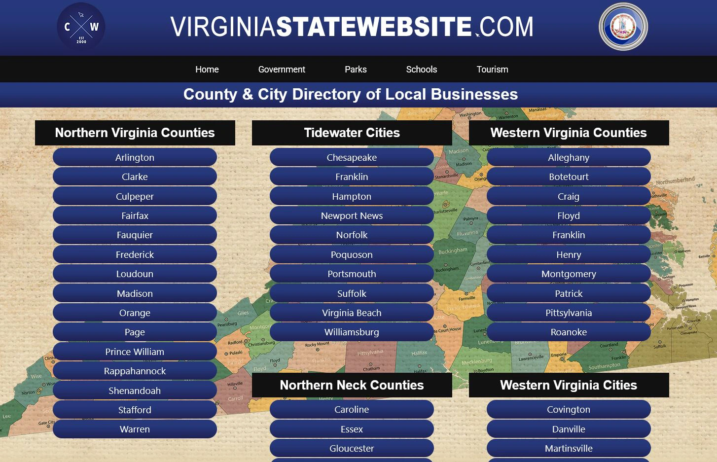 Northern Virginia CW Network Backlinks